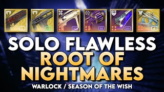 Solo Flawless Root Of Nightmares Raid (Warlock)