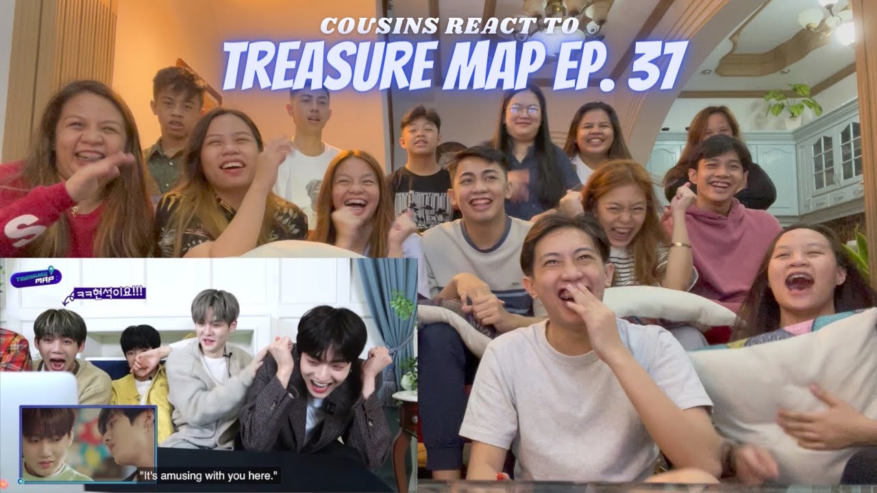 COUSINS REACT TO [TREASURE MAP] EP.37 🚨 트레저의 첫 연기 도전 현장 🚨 웃참 비상