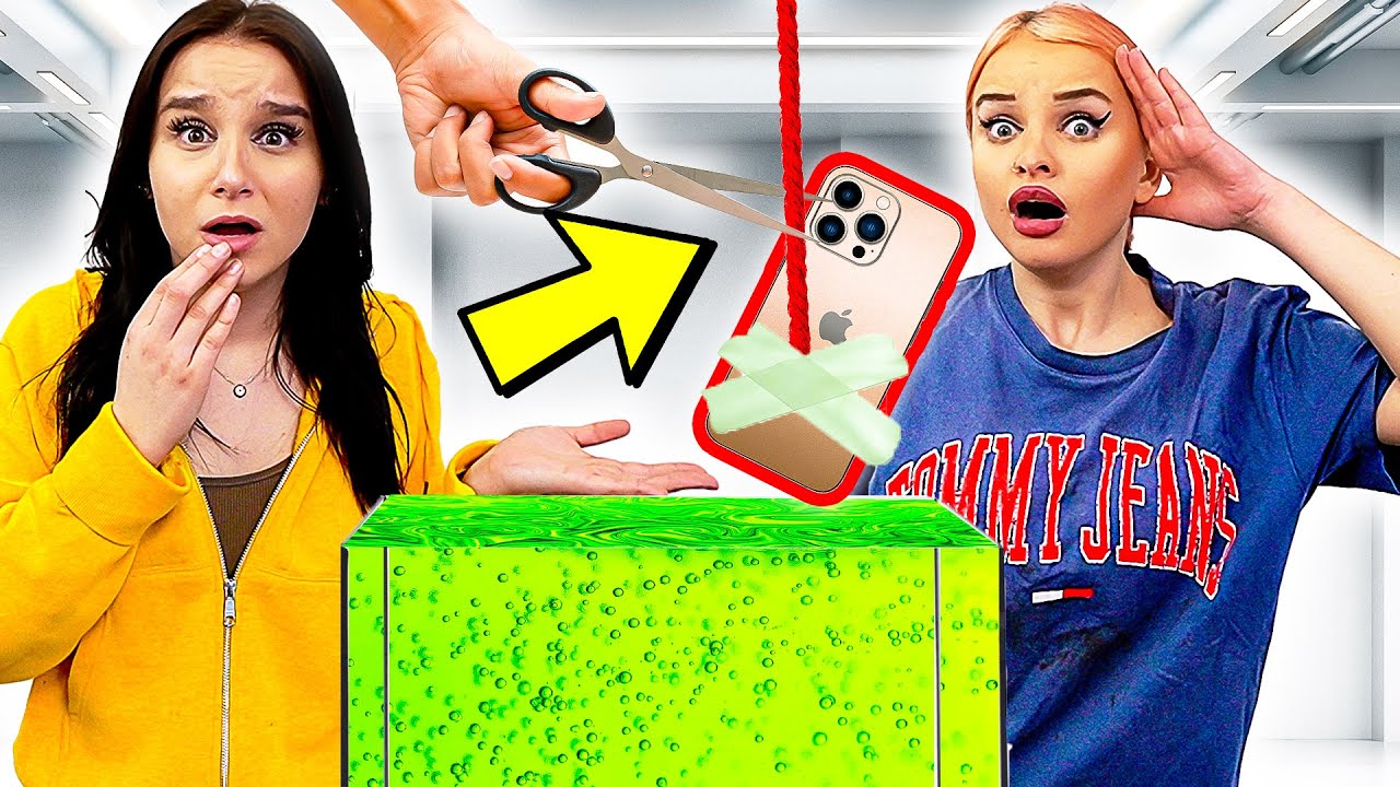 Wer sein iPHONE NICHT fallen lässt, gewinnt 500 Euro ! 😳✂️ - Celina