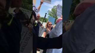 Funeral Chant #DieIn #resistance 6/4 Marlton, NJ #dying4care