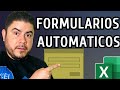 🚀 Generador de Formularios en Excel | usando VBA y macros