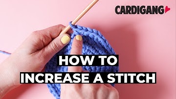 How to increase a stitch | Crochet with Cardigang