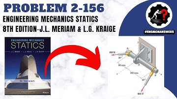 Problem 2.156 | Engineering Mechanics Statics | ENG-MCH ANSWERS