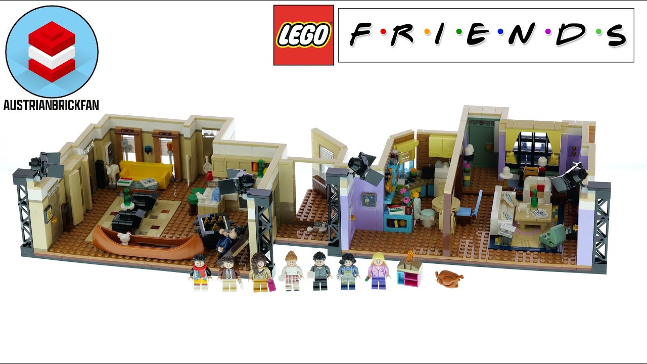 Lego F.R.I.E.N.D.S. 10292 The Friends Apartments - Lego Speed Build Review  