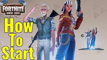 How To Start Horde Bash - Fortnite