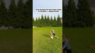 10 Year Old Soccer Player Training for 2026 Fall Season ⚽ Backyard Practice #futbol #soccer