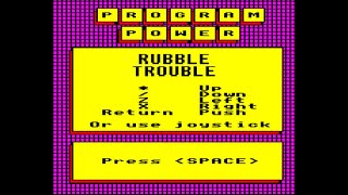 Rubble Trouble Review for the Acorn BBC Micro by John Gage