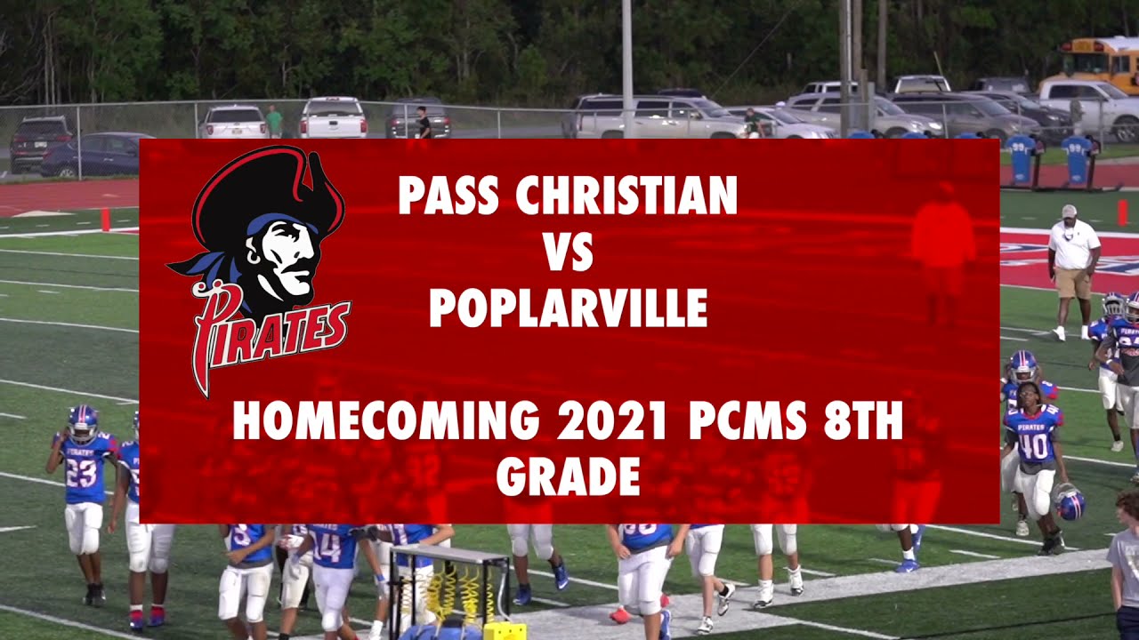 Pass Christian Vs Poplarville Homecoming 2021 8th Grade Football 