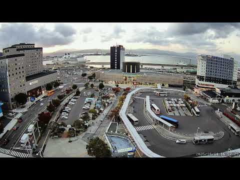 【Live-Japan】函館駅前ライブカメラ① #函館 #HAKODATE #函館湾 #JR函館駅