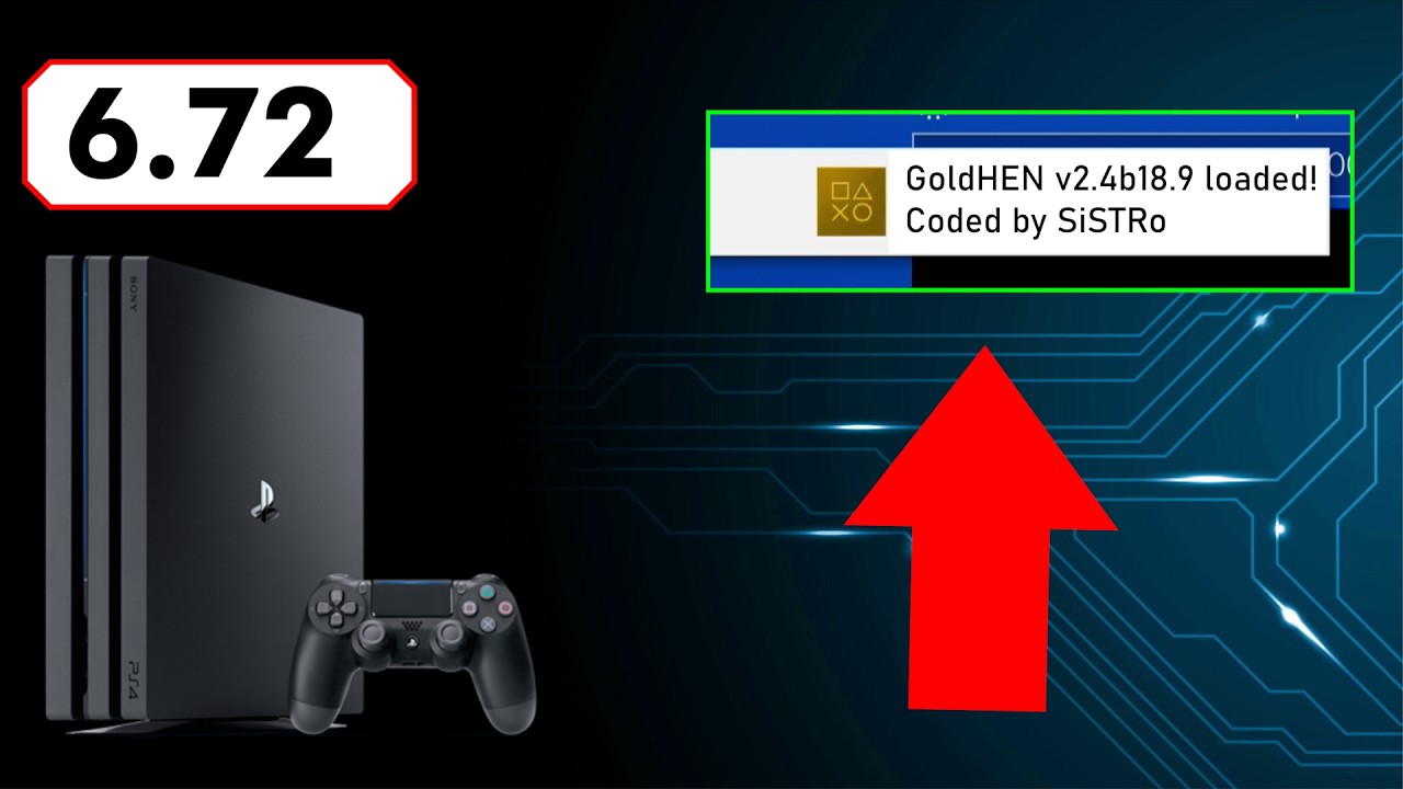 Test PS4 6.72 GoldHen v2.4b18.9 by sistro - YouTube