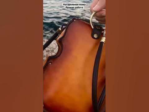 Сумка-рюкзак «Скрипка» / Leather handbag “Violin” / #shorts #bag #art # ...