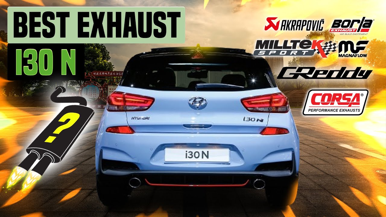 Hyundai i30 N Exhaust Sound🔥 E-Exhaust,FOX,Hurricane,Invidia,Milltek ...