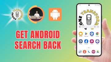 How to Enable the Search Bar on Android - For Beginners