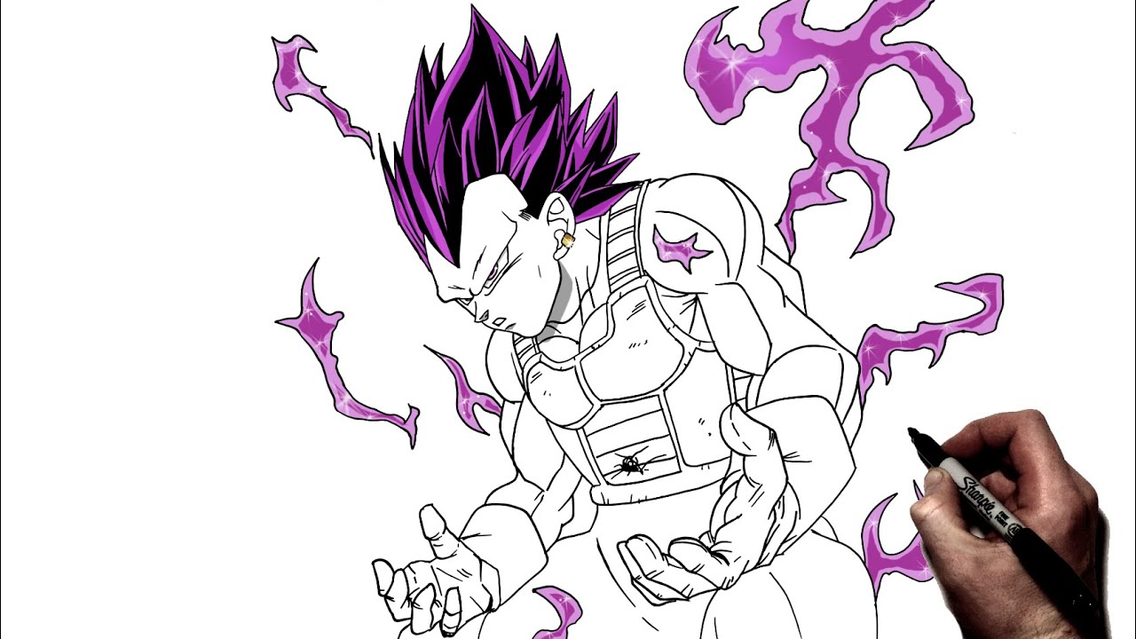 Respondendo a @shallot001 desafio desenhar o vegeta ego