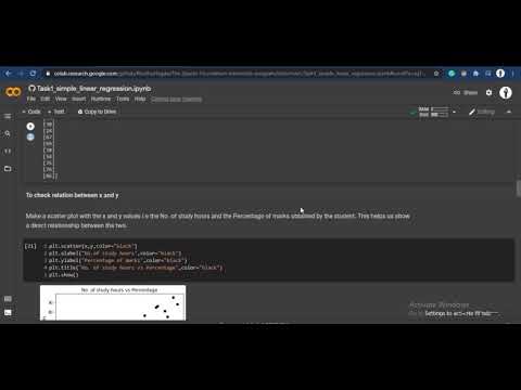 Task 1-Prediction Using Supervised ML(Simple Linear Regression using scikit-learn)