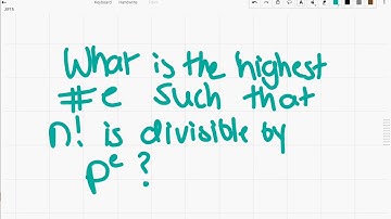 What is the Highest Power of a Prime that Divides a Factorial?