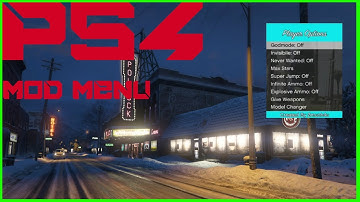 GTA V ps4 Mod Menu 1.76