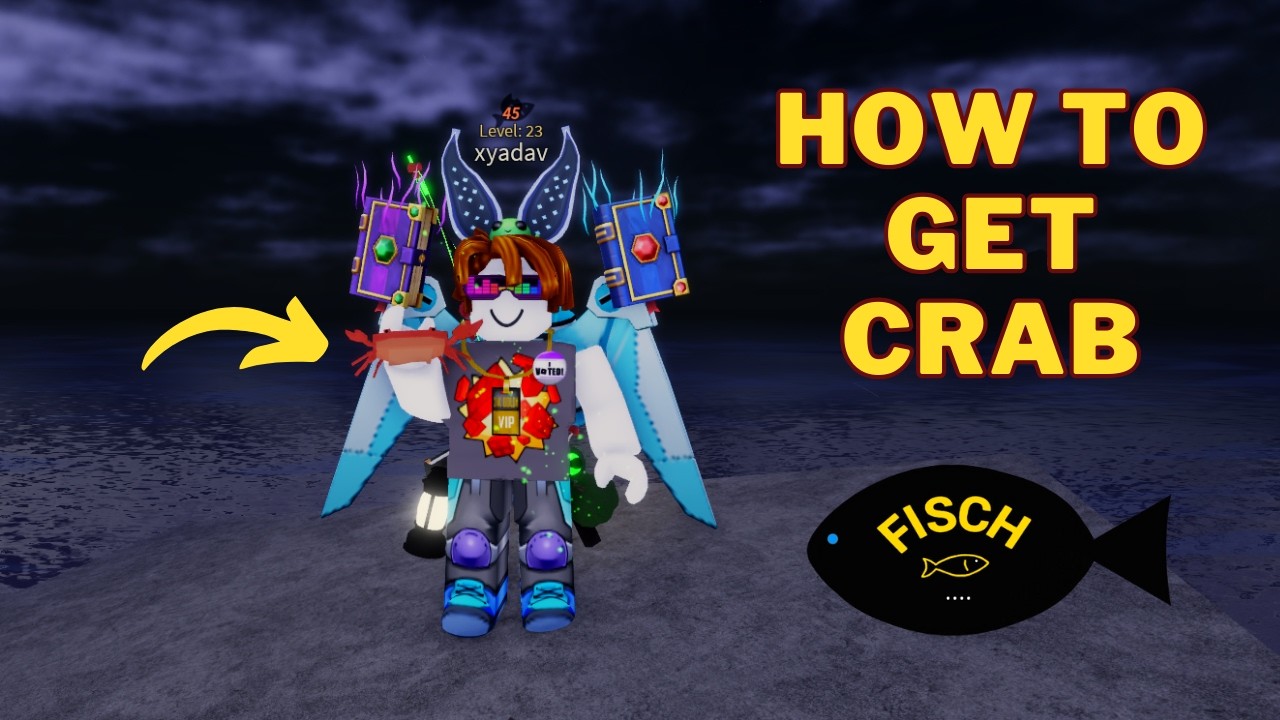 How To Get Crab In Fisch Crab Fish Location Roblox YouTube 