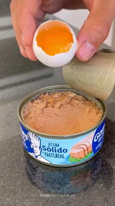 Did you know that if you add egg to a can of tuna...😱🤤 #recipes #tunawithegg