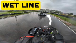 How to DRIVE in the RAIN (Karting Tutorial)