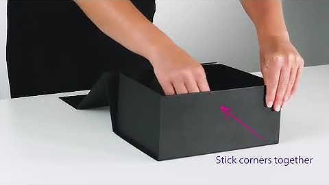 How to assemble magnetic box? #magneticbox  #packagingfactory #giftboxes #foldingbox #luxurybox