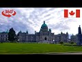 Victoria Walk at British Columbia Parliament Buildings in 360°