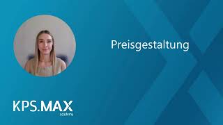 Preisgestaltung In Kps.max
