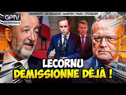 DÉMISSION DE LECORNU DISSOLUTION IMMINENTE LA MATINALE GPTV