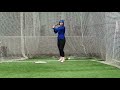 Roihu Superpesis player hitting softball for the first time in her life!