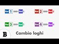 Cambio Loghi Canali Generalisti Rai 12 Settembre 2016 