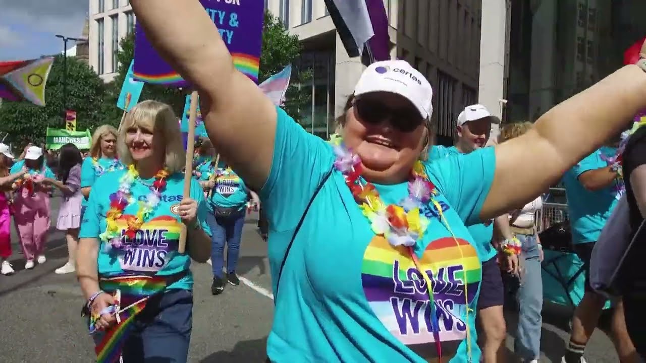 Certas walks in Manchester Pride 2023