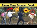 Funny Reporter Prank || Ulta gang || Best prank || Prank in india