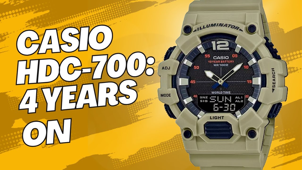 Casio HDC-700 Review: A G-Shock Alternative Under $40! - YouTube