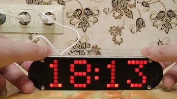 Часы DS3231, Настольный будильник с ЖК-матрицей. DIY LED Dot Matrix DS3231 Alarm Desktop Clock. ч.1
