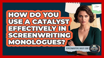 How Do You Use A Catalyst Effectively In Screenwriting Monologues? - Screenwriter