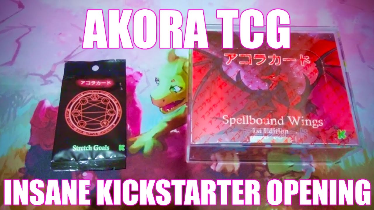 akora kickstarter booster box TCG meaning there are 72 amazing Akora to collect and play with AKORA TCG Kickstarter 1st Edition