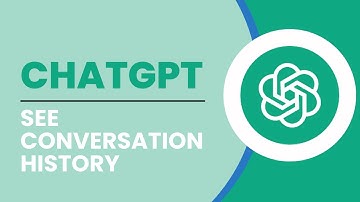 How To See Conversation History On ChatGPT 2024 | Chat GPT Tutorial Step By Step