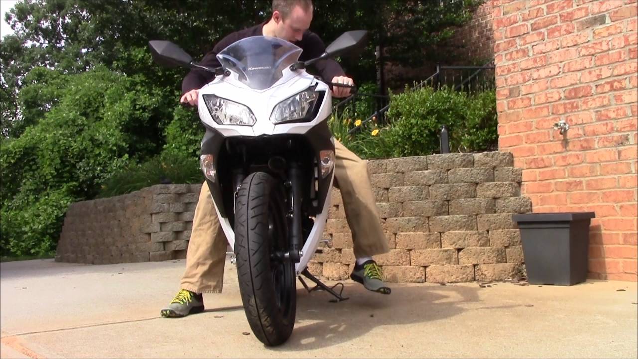 Motorcycle Basics Checking Adding Oil Kawasakai Ninja 300 Youtube