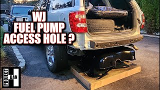 GRAND CHEROKEE WJ FUEL PUMP ACCESS HOLE? CORRECTING A BAD CUT WHILE SEALING AND STILL KEEPING ACCESS by Project Dan H 6,865 views 6 months ago 17 minutes