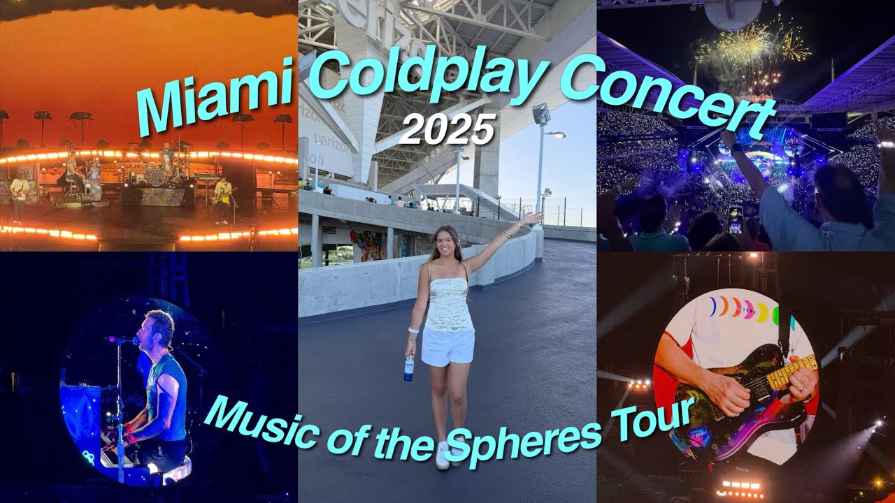 COLDPLAY CONCERT MIAMI || grwm + vlog - YouTube