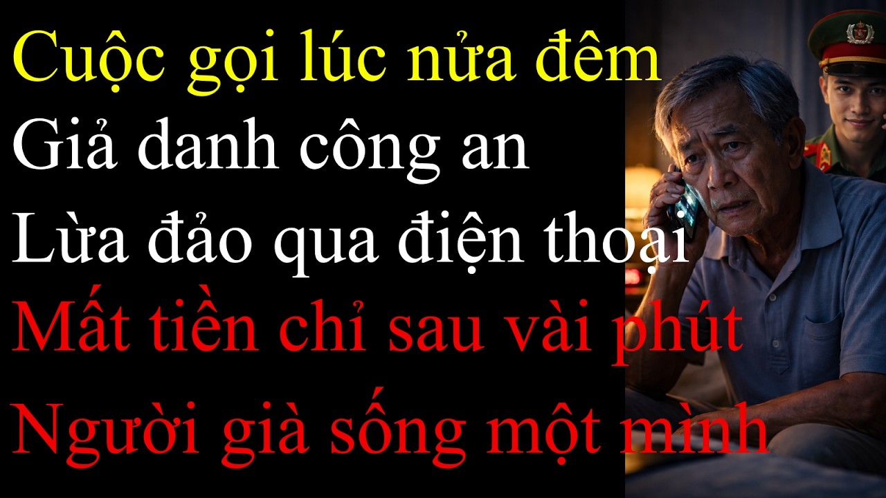 Cuộc Gọi Giả Danh Công An Lúc Nửa Đêm, Người Già Mất Sạch Tiền Chỉ Sau Vài Phút Nghe Máy