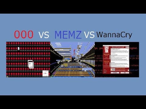 The Virus Battle Episode 1: 000 VS MEMZ VS WannaCry