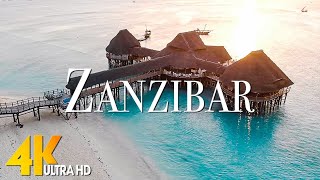 FLYING OVER ZANZIBAR 4K UHD - Relaxing Music Along with Beautiful Nature Videos - 4K Videos Ultra
