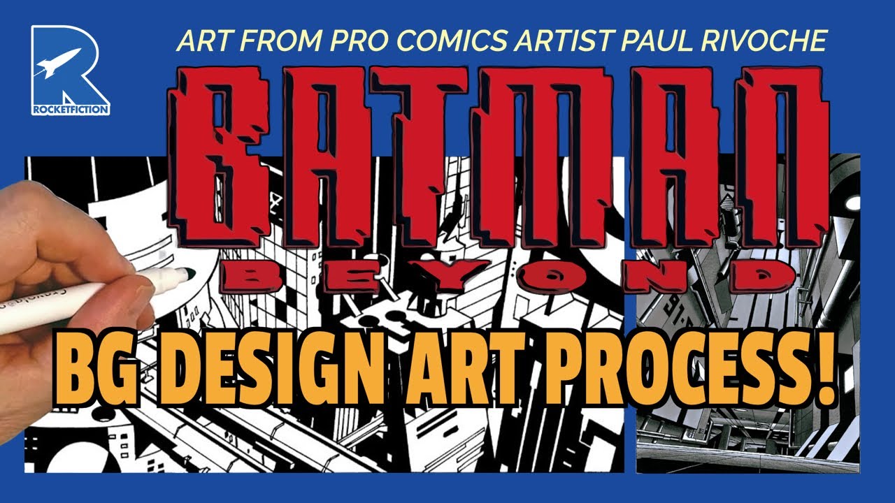BATMAN BEYOND BACKGROUND DESIGN ART Overview Tutorial + PROCESS by Pro ...