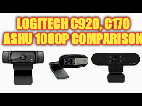 Logitech C170 vs Logitech C920 Pro vs Ashu 1080P Aliexpress Video Quality  Comparison and Review - YouTube