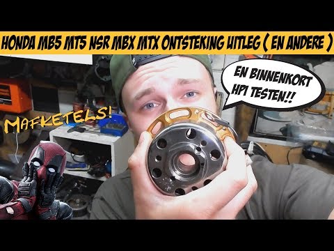 SLEUTELEN! BROMMER ONTSTEKING AFSTELLEN ( OPVOEREN ) + HPI UITLEG MET HONDA MARC