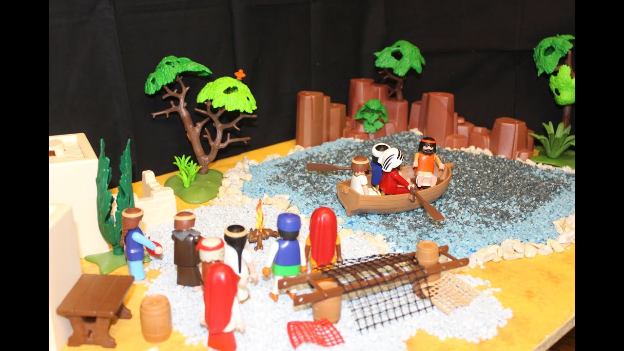 Kindern Mit Playmobil Die Bibel Erklart Im Sturm Jesus Ist Der Herr Uber Wind Und Sturm Youtube
