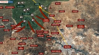 Развал обороны джихадистов в Северной Хаме (Сирия). Обзор за 25 апреля 2017. Русский перевод.