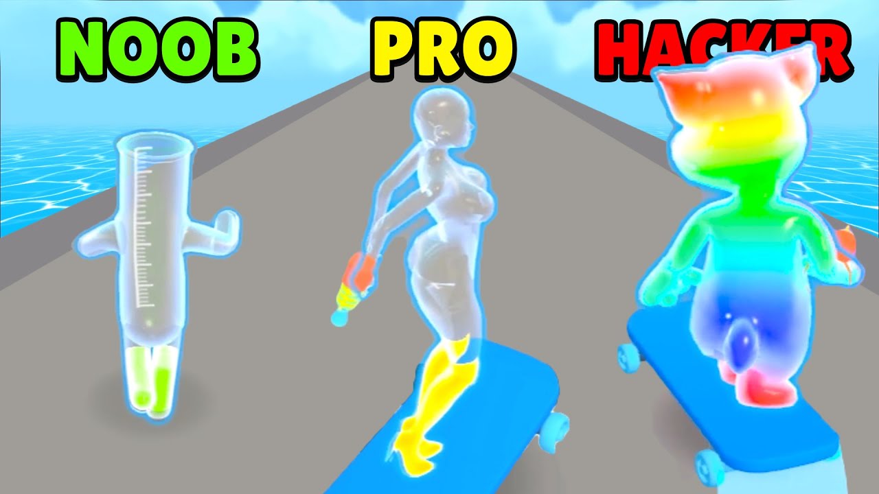 🤢 NOOB vs 😎 PRO vs 😈 HACKER - Color Runner | Download App Store APK