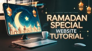 🌙 Build a Stunning Ramadan Website with JavaScript | Special Ramadan Project